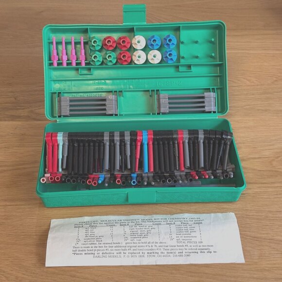 Molecular Visions, The Flexible Molecular Model Kit for Chemistry, Circa 1993 - Picture 13 of 16